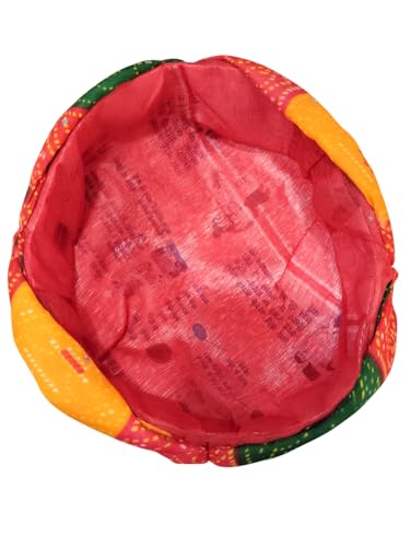 Image of BookMyCostume Traditional Indian Turban, Safa & Pagdi Collection - Ethnic Royal Headwear, Cultural Event & Fancy Dress Costumes | Ideal for Barati, Folk Dance & Themed Functions for Boys, Men & Adults