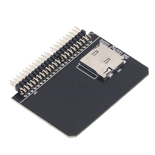 Qiilu High Compatibility SD Card to 2.5inch 44Pin Male IDE Adapter Card Storage and Small Memory to IDE Adapter Card for DMA and DMA Mode