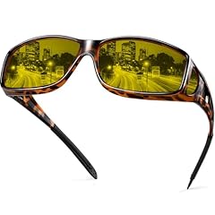 Night Vision (Yellow Lens / Red Tortoise Frame)