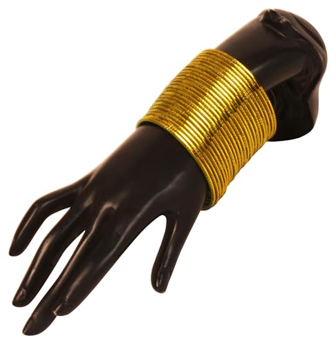 Touchstone Indian Bollywood Choice Handcrafted Exemplary Peeled Deep Ditch Surface Vintage Textured Wow Designer Jewelry Bangle Bracelets Set of 24. for Women.2