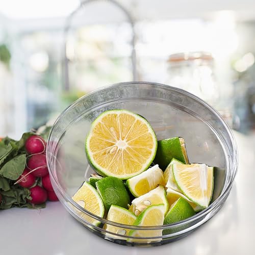 Transparent Acrylic Material Lightweigh Large Mixing Bowl for Fruits Salads - image 3