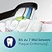 Philips Sonicare ProtectiveClean 5100 elektrische Zahnbürste, Schallzahnbürste mit 3 Putzmodi, Clean und White, Drucksensor, Timer und Reiseetui, Weiß und Blau, 2er-Pack, Modell HX6851/34