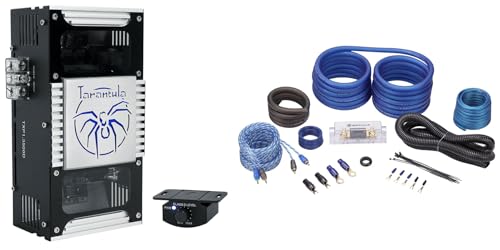 Audiosavings Bundle: (1) Soundstream TXP1.3500D 3500 Watt Mono Amplifier 1-Ohm Car Stereo Amp Bundle with (1) Rockville RWK21 2 Gauge Amp Installation Kit ANL Fuse Holder 100% Copper RCA (2 Items)