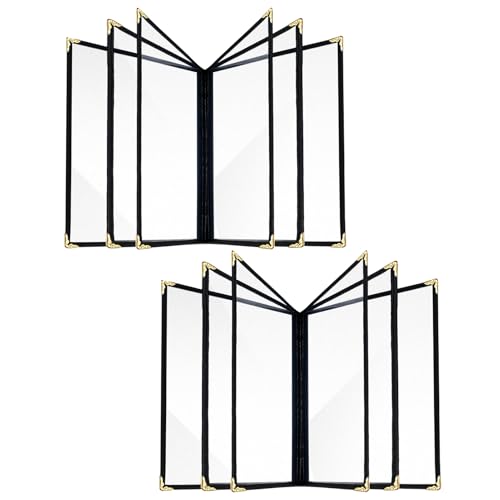 Protège-menu transparent lavable contre les taches de gras pour restaurant et dîner américain
