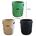 Nicheo 3 Pcs 7 Gallon Grow Bag Easy to Harvest Planter Pot with Flap and Handles Garden Planting Grow Bags for Potato Tomato and Other Vegetables Breathable Nonwoven Fabric Cloth