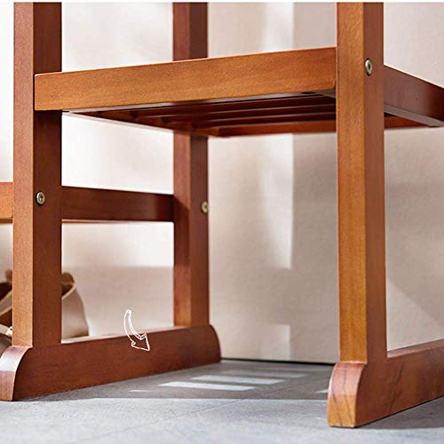 Organizador de ropa MU de madera maciza para solucionar la falta de espacio 4
