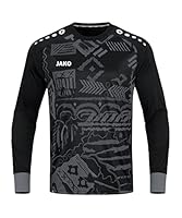 JAKO Herren Torwart-Trikot Tropicana (Langarm), Schwarz/Anthrazit, L