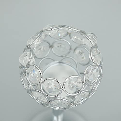 2 peças castiçal de cristal mosaico castiçal para chá candelabro castiçal M/1090