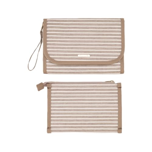 [ アフタヌーンティー リビング ] AfternoonTea LIVING 母子手帳ケース HX26 ボーダー母子手帳ケース ベージュ