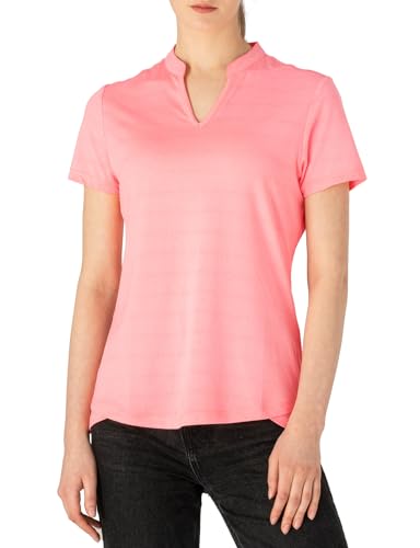 Rdruko Camisetas femininas de manga curta com proteção solar FPS 50+ leve para corrida e pesca, Rosa