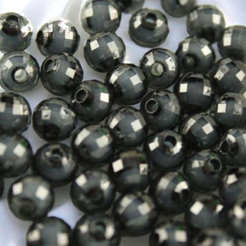 8Mm 10Mm 12Mm Color Round Ball Loose Spacer Beads Sew On Acrylic Beads Diy Beaded Braided Beads Jewelry Making Toys - (Color: Color 21 / Size: 100Pcs 8Mm)