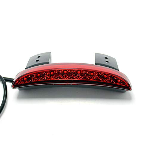 EDTara Motorcycle LED Taillight Mudguard Brake Light for Harley
