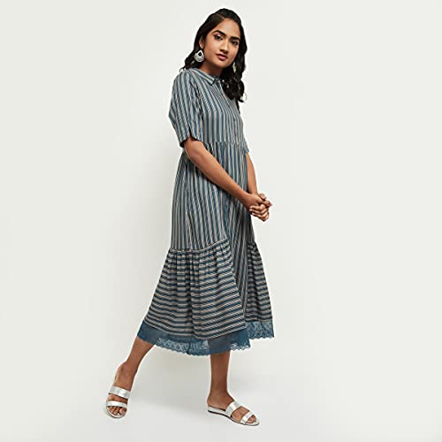 Image of Max Women's Rayon Shirt Maxi Dress