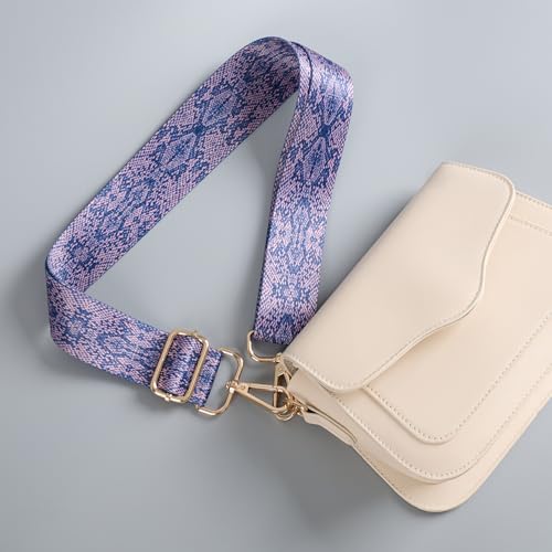 Image of chushui Colorful Pattern Purse Strap, Wide Crossbody Bag Strap Replacement | Change the look of your bag with a simple strap swap.