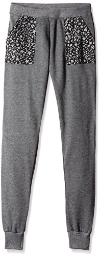 Hello Gorgeous Girls' Little Moleton Stretch French Terry Jogger with Lurex