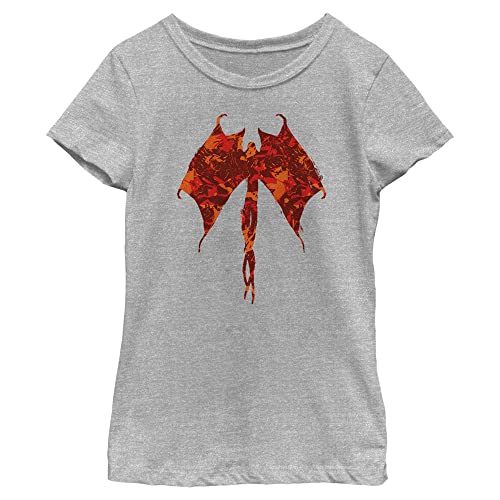 Netflix Stranger Things Pattern Fill Icon Girls Short Sleeve Tee Shirt