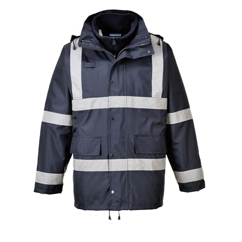 Portwest Iona 3 in 1 Trac Jacket, Color: Navy, Size: XL, S431NARXL