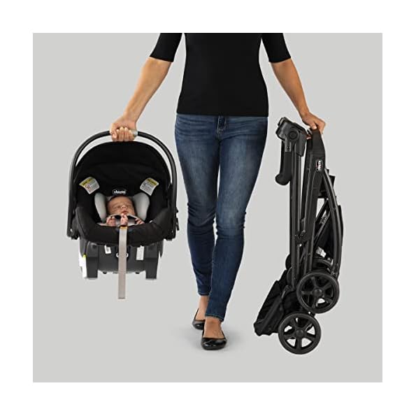 Chicco-KeyFit-Caddy-Frame-Stroller-Accepts-All-Chicco-Infant-Car-Seats-Adjustable-Handle-Parent-Tray-BlackBlack