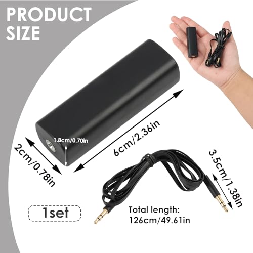 pawpoem Ground Loop Noise Isolato, Entstörfilter 3,5 mm, Ground Loop Isolator, Antiparasite Autoradio, avec Câble Audio 3,5 mm, Filtre Anti-Bruits pour Auto, Système Hi-FI, téléviseurs, Haut-Parleurs – vue 2