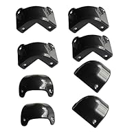 Color: Black Material: Made of plastic, not Metal Front Corner Screws distance (from center to center): about 42mm x 38.5mm Rear Corner Screws distance (from center to center): about 43.5mm x 35.5mm Set of 4 Front 4 Rear Corners for Marshall AMP