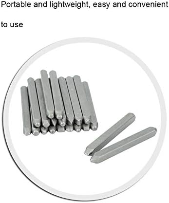Alucy Carbon Steel Punch, Pattern Punch Metal Stamp Punch Carbon Steel Flower Hole Tool Stamp Set Punch Set Punching Tool for Jewelry Specially for Jewelry
