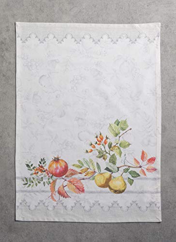 Maison D' Hermine 100% Cotton Kitchen Towel Fruit D'hiver Set Of 3 Super Soft Highly Absorbent Hotel Quality Quick Drying Cleaning Dishcloth Towels Thanksgiving/Christmas (20"X27.50") #TOP2