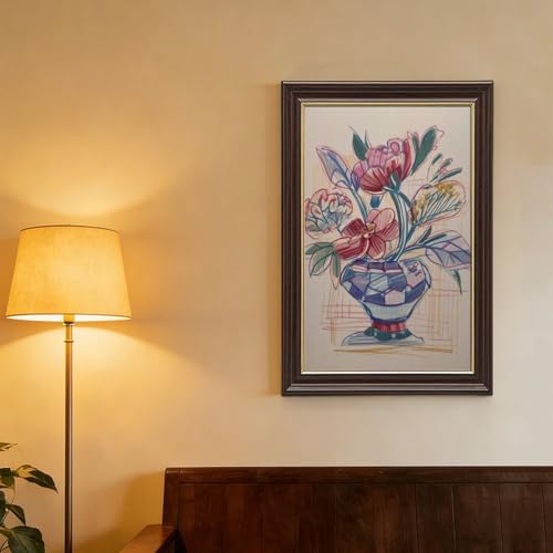 Poster géométrique grand format pour habiller un mur nu