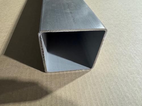 1-8 Wall x 1 x 1 Stainless Steel Square Tube, 304 Stainless, PICK YOUR LENGTH (8, Inches)