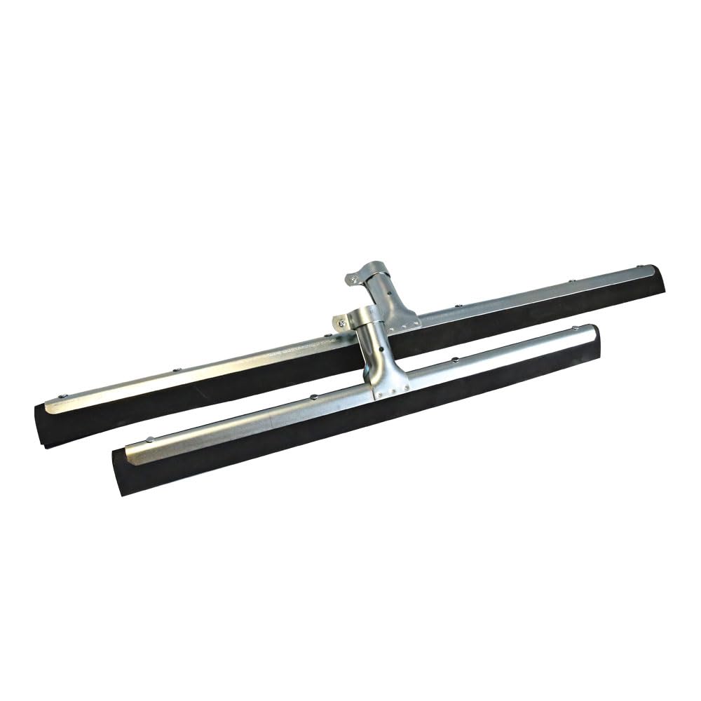 5 Stück, Wasserschieber Profi, FRANZ MENSCH, 60cm, schwarz-Silber, 2-lippig