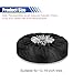 Tuxihapp 4PCS Car Tire Covers Set, Waterproof RV SUV Trailer Spare Tire Storage Bag with Handle, Portable Anti-UV Sun Snow Rain Wheel Cover, Dustproof Wheel Protector for 13-18 Inch Tires Diameter (S)