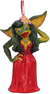 Nemesis Now Greta Female Red Dress Gremlin Hanging Festive Decorative Ornament, 13cm