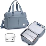 6x13x17 sac personnel de pouce pour les vols budget au Canada,15x33x43 cm Sac de voyage,Expandable 20-30L Sac Duffel, sac de nuit sous siège approuvé par le week-end avec poche humide