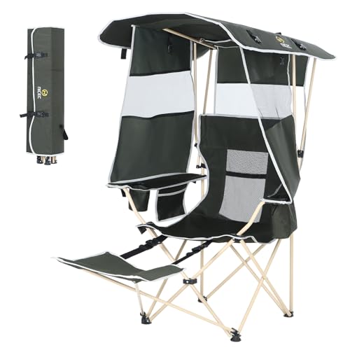 Nice C Chair with Canopy and Removable Footrest