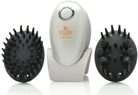 Scalp Cleansing And Massaging Tool: Hair Sonic System. Head and Scalp Cleansing and Exfoliation Tool for Men and Women by TEI Spa Beauty