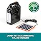 EASYmaxx Solar-Generator Kit 4500mAh | 2 Auflademodi: Solarpanel oder USB | Zum Aufladen von Handy, Powerbank, u.v.m. | Integriertes FM-Radio und Lautsprecher inkl. [Schwarz/Orange]