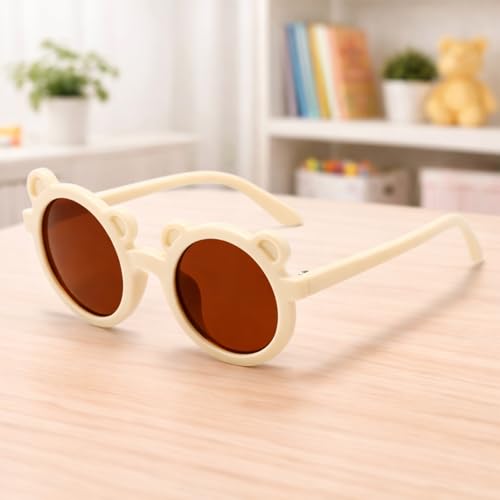 Image of SYGA Kids Goggles, UV Protection Eyewears with Round Shape Monkey Style, Suitable for Age 3 to 8 Years