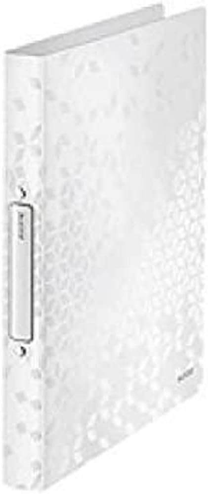 Leitz 4 Ring Binder, Holds up to 190 Sheets, Wow Range, 25 mm Spine, 42580016 - A4, Yellow