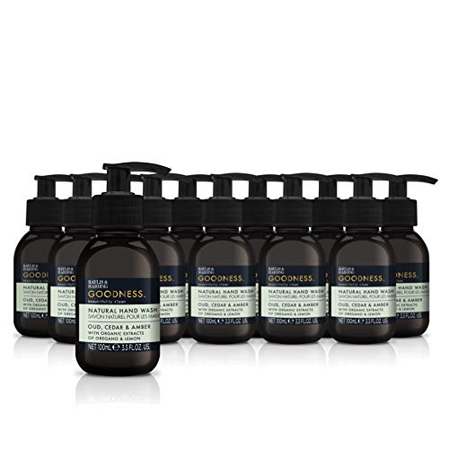 Baylis & Harding Goodness Oud, Cedar & Amber Hand Wash Miniatures 12 x 100ml