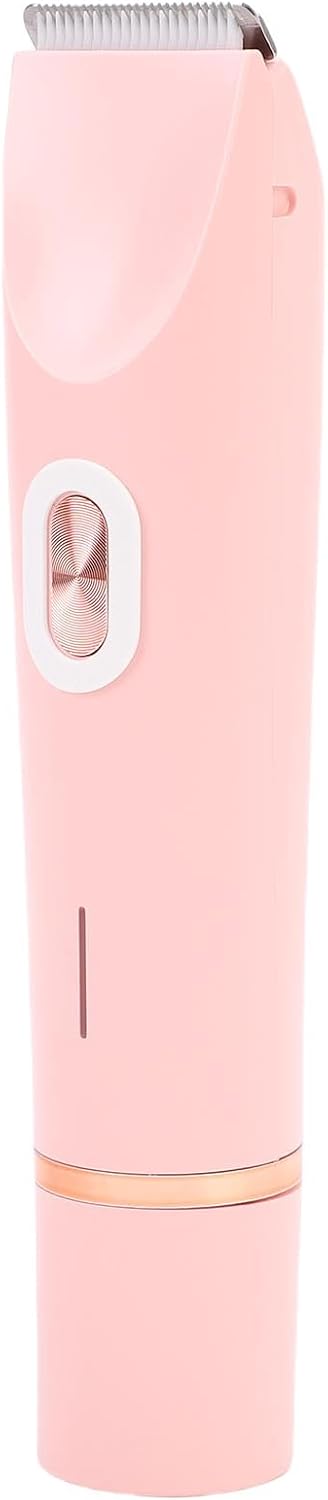 Pongnas Women Body Hair Trimmer 2 in 1 IPX7 Trimmer with Type C Charging (Pink)