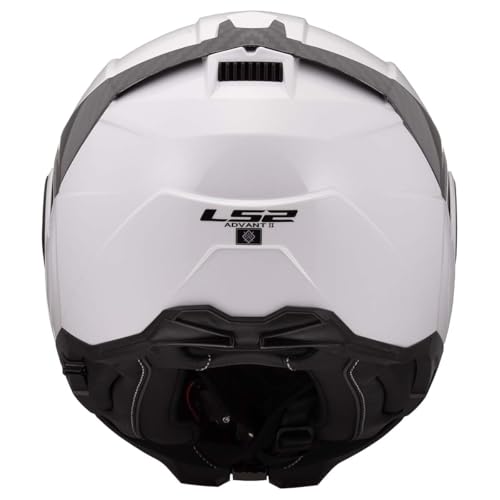 Image of LS2 Helmets Advant II Modular Motorcycle Helmet W /SunShield (Gloss Jeans Gray - X-Small)