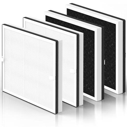 Image of Europa Replacement Filter Compatible with Afloia Europa Air Purifier, 3-in-1 H13 True HEPA Filter with Activated Carbon, 4 Pack