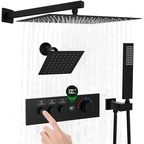 Enga Dual Head Shower System with Thermostatic Valve
