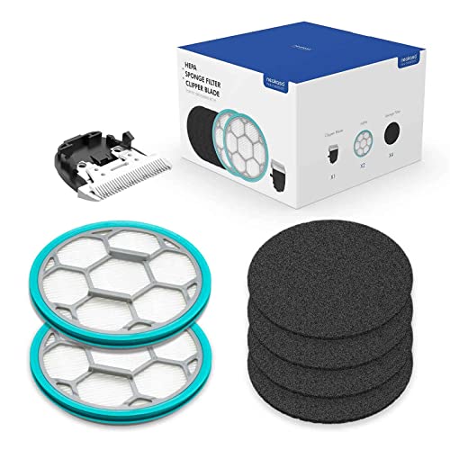 Neakasa Fka Neabot P1 Pro Pets Grooming Kit Accessories (Clipper Blade, Sponge Filter, Hepa)