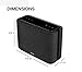 Denon Home 250 Home Stereo Wireless Speaker (Black), Bluetooth Wireless, 0.75