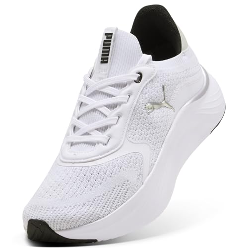 PUMA Women's Softride Mayve 2 Shoes, White- Black- Silver AH26, 7.5 WNS by PUMA - Used condition - Image 6