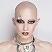 NACHLYNN 2/4/6 Pcs Halloween Bald Cap for Adult Makeup - Latex Caps, Nylon Wig Cap Costume for Halloween Party Men (Classic, 2)