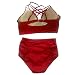 Sallydream Bikini Lentejuelas Mujer,Traje de baño Borat bañador de Mujer Pantalon Wine...