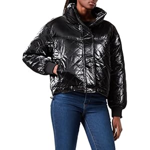 Urban Classics Vanish Oversized Diamond Quilt Jacket dames Jas