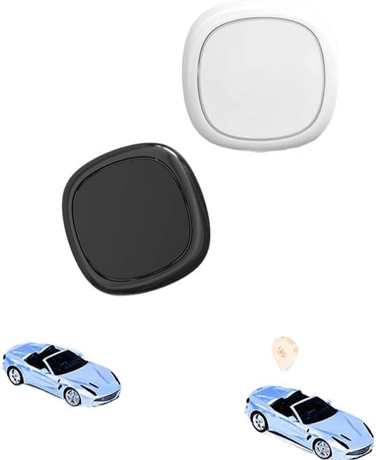 (Ferromagnetic Adsorption) GPS Transmitter, Compatible with iOS & Android, No Monthly Required, Car Tracking, Magnetic Function, For Elderly People, Children, Buoyancy Investigation, Small, Anti-lost