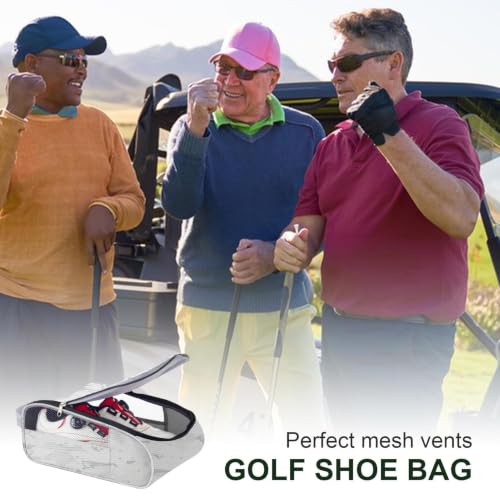 Bolsa de zapatos de golf para mujer y bolsos de transporte de zapatos deportivos plegables 6